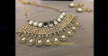 VeroniQ Trends-Designer Gold Plated Kundan Polki Choker Necklace Kundan-Gold Plated-Wedding Jewellery-Punjabi Jewellery-South Indian-Thappa Jewellery