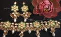 VeroniQ Trends-Traditional Gold Plated Meenakari And Kundan Choker Necklace Set Kundan-Gold Plated-Wedding Jewellery-Punjabi Jewellery-South Indian-Thappa Jewellery