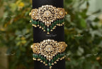 VeroniQ Trends-Traditional Kundan Jadau Gold Plated Pachi Kundan Choker Necklace Pachi Kundan-Gold Plated-Wedding Jewelry-Punjabi Jewelry-South Indian-Thappa Jewelry