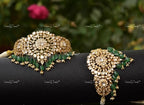 VeroniQ Trends-Traditional Kundan Jadau Gold Plated Pachi Kundan Choker Necklace Pachi Kundan-Gold Plated-Wedding Jewelry-Punjabi Jewelry-South Indian-Thappa Jewelry