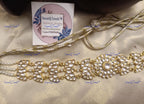 VeroniQ Trends-Rajwadi Floral Style Pachi Kundan Gold Plated Choker Necklace Pachi Kundan-Gold Plated-Wedding Jewelry-Punjabi Jewelry-South Indian-Thappa Jewelry