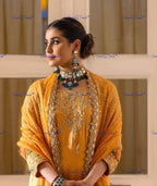 VeroniQ Trends-Beautiful Bridal Gold Plated Bollywood Style Pachi Kundan Choker Necklace With Meenakari Pachi Kundan-Gold Plated-Wedding Jewelry-Punjabi Jewelry-South Indian-Thappa Jewelry