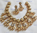 VeroniQ Trends-Beautiful Bridal Party Wear Blue Meenkari Kundan Choker Necklace Kundan-Gold Plated-Wedding Jewellery-Punjabi Jewellery-South Indian-Thappa Jewellery