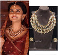 VeroniQ Trends-Beautiful Multilayer Gold Plated Kundan Necklace Kundan-Gold Plated-Wedding Jewellery-Punjabi Jewellery-South Indian-Thappa Jewellery