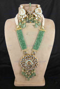 VeroniQ Trends-Traditional Layered Gold Plated Kundan Nijami Necklace Kundan-Gold Plated-Wedding Jewellery-Punjabi Jewellery-South Indian-Thappa Jewellery