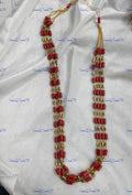 VeroniQ Trends-Pretty Multistrand Coral Look Beads Long Necklace-Gold Plated-Wedding Jewellery-Punjabi Jewellery-South Indian-Thappa Jewellery