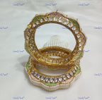 VeroniQ Trends-Bridal Pearl And Polki Bangles Polki-Gold Plated-Wedding Jewelry-Punjabi Jewelry-South Indian-Thappa Jewelry