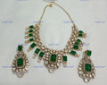 VeroniQ Trends-Victorian Bridal Polki Necklace Polki-Gold Plated-Wedding Jewellery-Punjabi Jewellery-South Indian-Thappa Jewellery