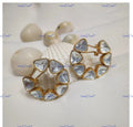 VeroniQ Trends-Polki Studs Earrings Polki-Gold Plated-Wedding Jewellery-Punjabi Jewellery-South Indian-Thappa Jewellery