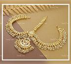 VeroniQ Trends-South Indian Style Gold Plated Pachi Kundan Matha Patti Pachi Kundan-Gold Plated-Wedding Jewelry-Punjabi Jewelry-South Indian-Thappa Jewelry