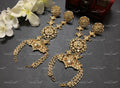 VeroniQ Trends-Rajasthani Gold Plated Pachi Kundan Haath Phool Pachi Kundan-Gold Plated-Wedding Jewellery-Punjabi Jewellery-South Indian-Thappa Jewellery