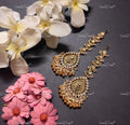 VeroniQ Trends-Gold Plated Pachi Kundan Maang Tika Pachi Kundan-Gold Plated-Wedding Jewellery-Punjabi Jewellery-South Indian-Thappa Jewellery