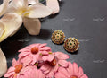 VeroniQ Trends-Traditional Gold Plated Pachi Kundan Studs Earrings Pachi Kundan-Gold Plated-Wedding Jewellery-Punjabi Jewellery-South Indian-Thappa Jewellery