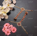 VeroniQ Trends-Traditional Gold Plated Kemp Stone Pachi Kundan Haath Phool Pachi Kundan-Gold Plated-Wedding Jewellery-Punjabi Jewellery-South Indian-Thappa Jewellery