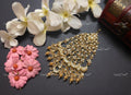 VeroniQ Trends-Gold Plated Pachi Kundan With Golden Beads Passa Pachi Kundan-Gold Plated-Wedding Jewellery-Punjabi Jewellery-South Indian-Thappa Jewellery