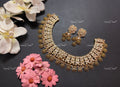 VeroniQ Trends-Kundan Jadau Gold Plated Pachi Kundan Necklace Pachi Kundan-Gold Plated-Wedding Jewellery-Punjabi Jewellery-South Indian-Thappa Jewellery