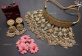 VeroniQ Trends-Bridal Kundan Jadau Gold Plated Pachi Kundan Choker Necklace Pachi Kundan-Gold Plated-Wedding Jewellery-Punjabi Jewellery-South Indian-Thappa Jewellery
