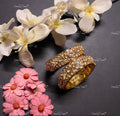 VeroniQ Trends-Kundan Jadau Gold Plated Pachi Kundan Bangles Pachi Kundan-Gold Plated-Wedding Jewellery-Punjabi Jewellery-South Indian-Thappa Jewellery