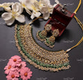 VeroniQ Trends-Kundan Jadau Gold Plated Pachi Kundan Necklace Pachi Kundan-Gold Plated-Wedding Jewellery-Punjabi Jewellery-South Indian-Thappa Jewellery