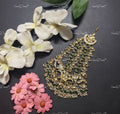 VeroniQ Trends-Chandbali Gold Plated Pachi Kundan Passa Pachi Kundan-Gold Plated-Wedding Jewellery-Punjabi Jewellery-South Indian-Thappa Jewellery