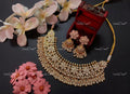 VeroniQ Trends-Royal Kundan Jadau Gold Plated Pachi Kundan Choker Necklace Pachi Kundan-Gold Plated-Wedding Jewellery-Punjabi Jewellery-South Indian-Thappa Jewellery