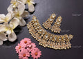 VeroniQ Trends-Kundan And Pearl Gold Plated Pachi Kundan Choker Necklace Pachi Kundan-Gold Plated-Wedding Jewellery-Punjabi Jewellery-South Indian-Thappa Jewellery