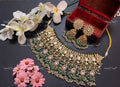 VeroniQ Trends-Traditional Gold Plated Kundan Jadau Pachi Kundan Necklace Pachi Kundan-Gold Plated-Wedding Jewellery-Punjabi Jewellery-South Indian-Thappa Jewellery