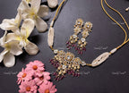 VeroniQ Trends-Traditional Kundan Jadau Gold Plated Pachi Kundan Choker Necklace Pachi Kundan-Gold Plated-Wedding Jewelry-Punjabi Jewelry-South Indian-Thappa Jewelry