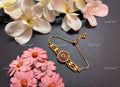 VeroniQ Trends-Kemp Stone Gold Plated Pachi Kundan Bracelet Pachi Kundan-Gold Plated-Wedding Jewellery-Punjabi Jewellery-South Indian-Thappa Jewellery