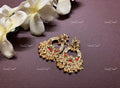 VeroniQ Trends-Gold Plated Pachi Kundan Chandbali Earrings Pachi Kundan-Gold Plated-Wedding Jewellery-Punjabi Jewellery-South Indian-Thappa Jewellery