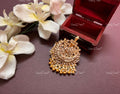 VeroniQ Trends-Chandbali Kundan Jadau Gold Plated Pachi Kundan Hair Pin Pachi Kundan-Gold Plated-Wedding Jewellery-Punjabi Jewellery-South Indian-Thappa Jewellery