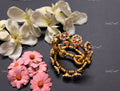 VeroniQ Trends-Gold Plated Kemp Stone Pachi Kundan Bangles Pachi Kundan-Gold Plated-Wedding Jewellery-Punjabi Jewellery-South Indian-Thappa Jewellery