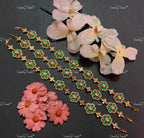 VeroniQ Trends-Traditional Gold Plated Kemp Stone Pachi Kundan Sheesh Phool Matha Patti Pachi Kundan-Gold Plated-Wedding Jewelry-Punjabi Jewelry-South Indian-Thappa Jewelry