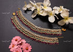 VeroniQ Trends-Traditional Gold Plated Kundan Jadau Pachi Kundan Payal Pachi Kundan-Gold Plated-Wedding Jewelry-Punjabi Jewelry-South Indian-Thappa Jewelry