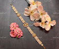 VeroniQ Trends-Traditional Damini Gold Plated Pachi Kundan Hairband Mathapatti Pachi Kundan-Gold Plated-Wedding Jewellery-Punjabi Jewellery-South Indian-Thappa Jewellery