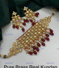 VeroniQ Trends-Rajwadi Style Kundan Polki Choker Necklace Polki-Gold Plated-Wedding Jewellery-Punjabi Jewellery-South Indian-Thappa Jewellery