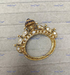 VeroniQ Trends-Traditional Gold Plated Polki Bangles Polki-Gold Plated-Wedding Jewelry-Punjabi Jewelry-South Indian-Thappa Jewelry