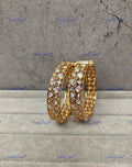 VeroniQ Trends-Gold Plated Polki Bangles Polki-Gold Plated-Wedding Jewellery-Punjabi Jewellery-South Indian-Thappa Jewellery