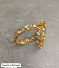 VeroniQ Trends-Gold Plated Polki Bangles Polki-Gold Plated-Wedding Jewellery-Punjabi Jewellery-South Indian-Thappa Jewellery