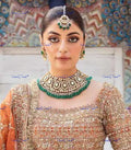 VeroniQ Trends-Elegant Bridal Green Meenakari Pachi Kundan Choker Necklace Pachi Kundan-Gold Plated-Wedding Jewellery-Punjabi Jewellery-South Indian-Thappa Jewellery