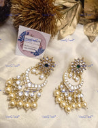 VeroniQ Trends-Traditional Rajwadi Style Pearl And Pachi Kundan Choker Necklace Pachi Kundan-Gold Plated-Wedding Jewelry-Punjabi Jewelry-South Indian-Thappa Jewelry