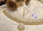 VeroniQ Trends-Traditional Rajwadi Style Pachi Kundan Matha Patti Pachi Kundan-Gold Plated-Wedding Jewelry-Punjabi Jewelry-South Indian-Thappa Jewelry